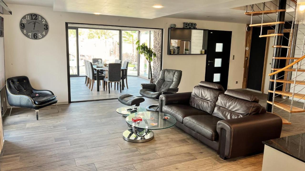 Villa Dali La Garde 260M2 Jacuzzi, Sauna, Piscine, Jardin 500M2, 5 Minutes De La Plage Exteriör bild